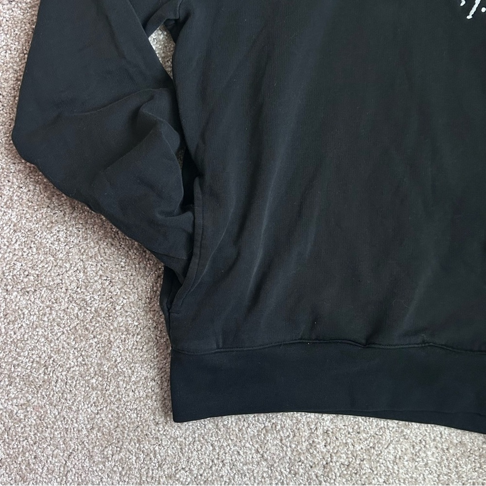 Vintage Unisex Polo Ralph Lauren Italy No 13 Black Hoodie Size XS - Picture 5 of 12
